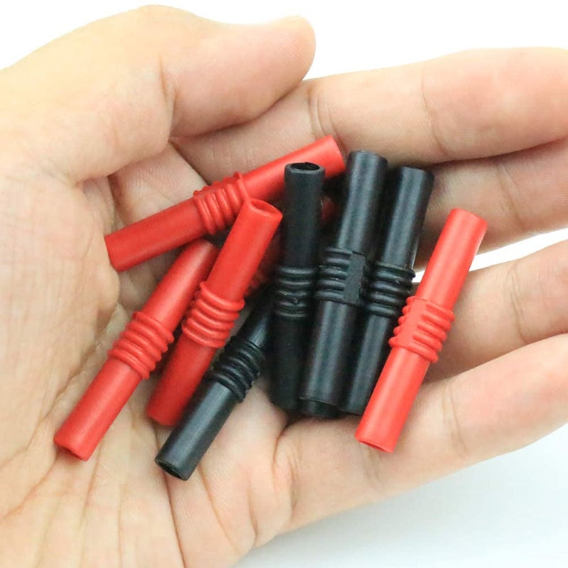 TKDMR 10pcs Insulated 4mm Banana Jack Female to Female Socket Connectors - Coupler for 4MM Banana Plug Extension Adapters - Image 2